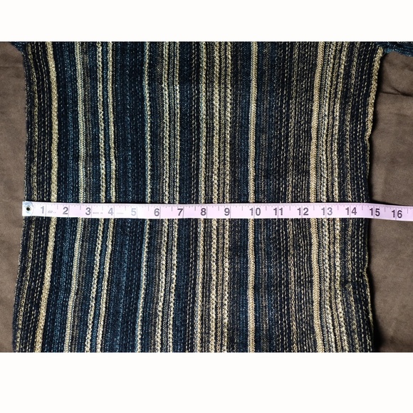 M Missoni Gold, Black, Striped, Knit Top - Picture 10 of 11